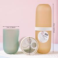 HT-透明细条纹牙具桶2388