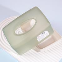 Boîte de mouchoirs carrée transparente HT-7108