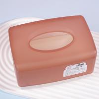 Boîte de mouchoirs carrée transparente HT-7108