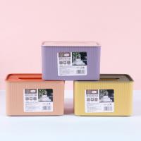 HT - Boîte de mouchoirs à rayures fines de couleurs 773