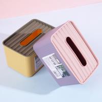 HT - Boîte de mouchoirs à rayures fines de couleurs 773