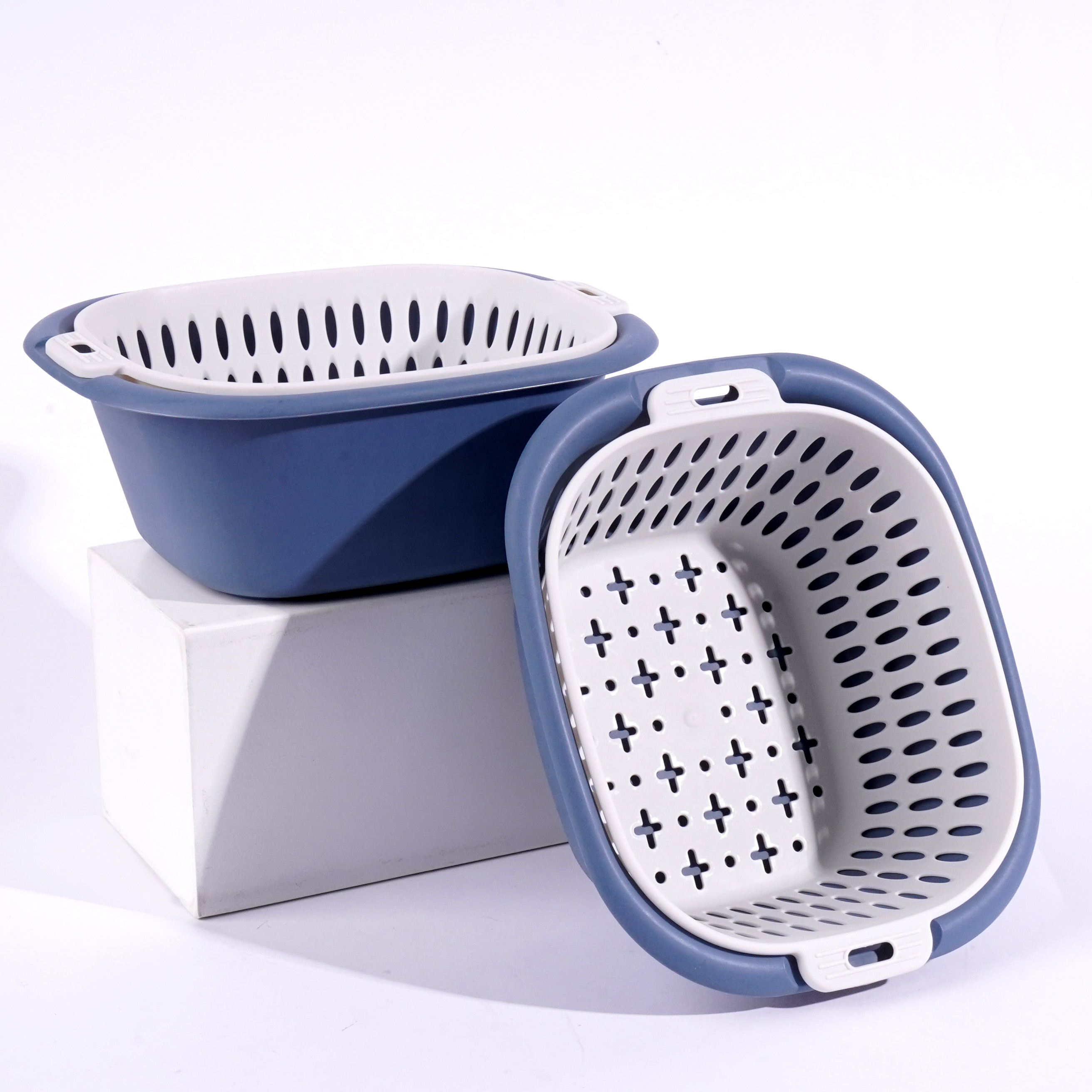 HT-Small Double-layer Drainage Basket 853