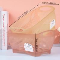 HT-双色长形收纳筐8328