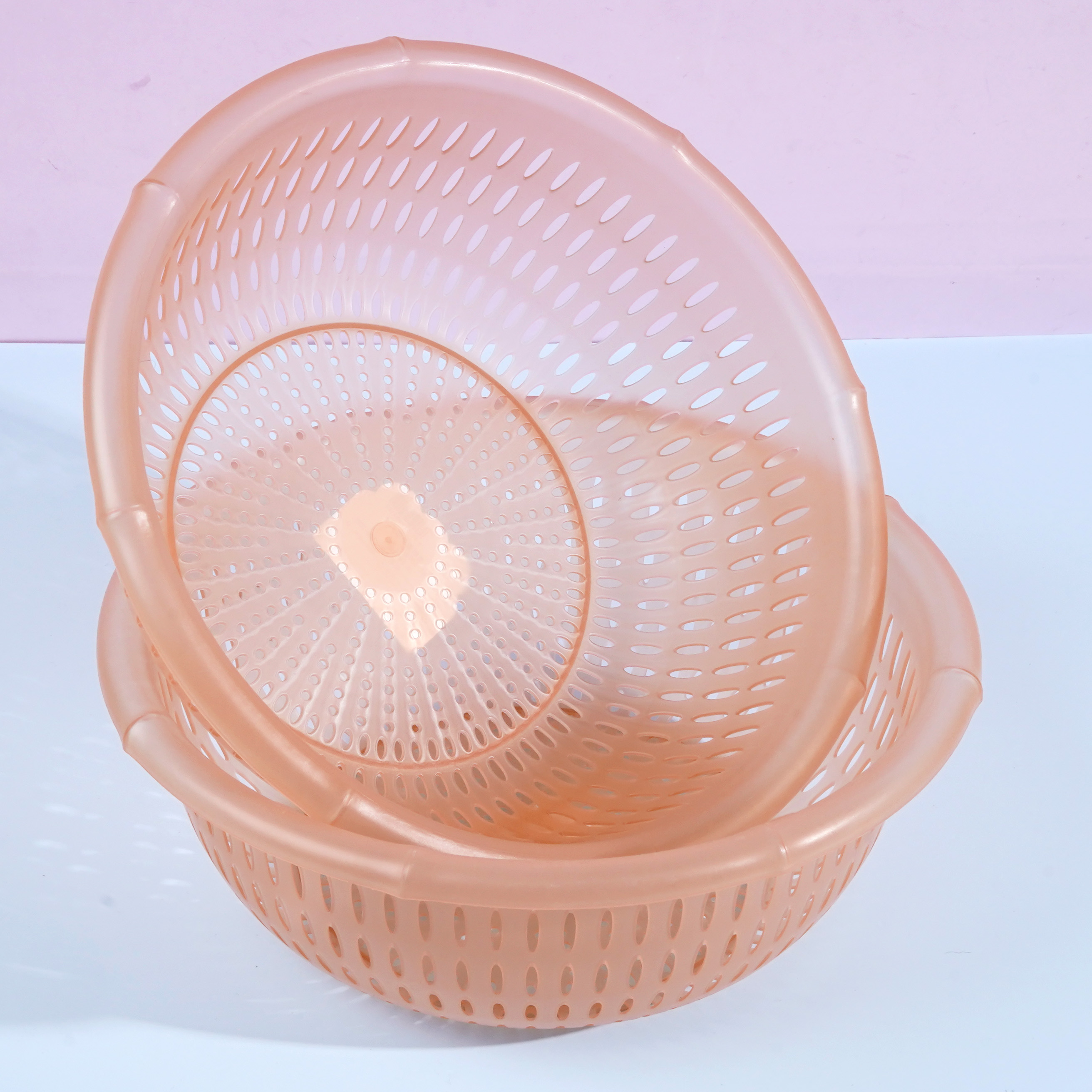 HT-透明圆形果蔬筐5898