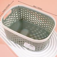 HT-双色长形漏空收纳筐833