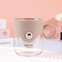 绿泡泡简约圆形漱口杯8104