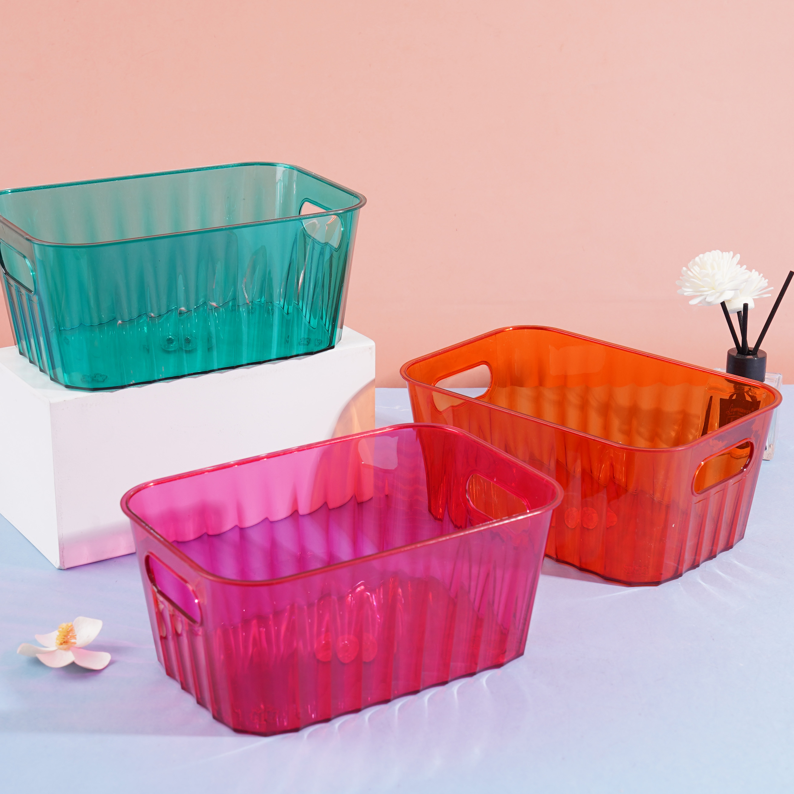 XX4055长方形PET收纳筐