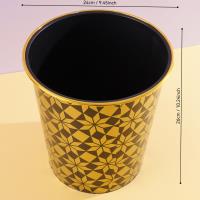 YZ-8622金边贴花垃圾桶