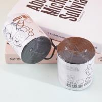 0114 Single-roll flat-pocket trash bag, black