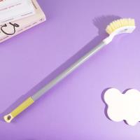 164 plastic-coated rod with a square head toilet brush