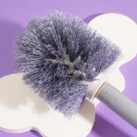 165 plastic-coated rod round-headed toilet brush