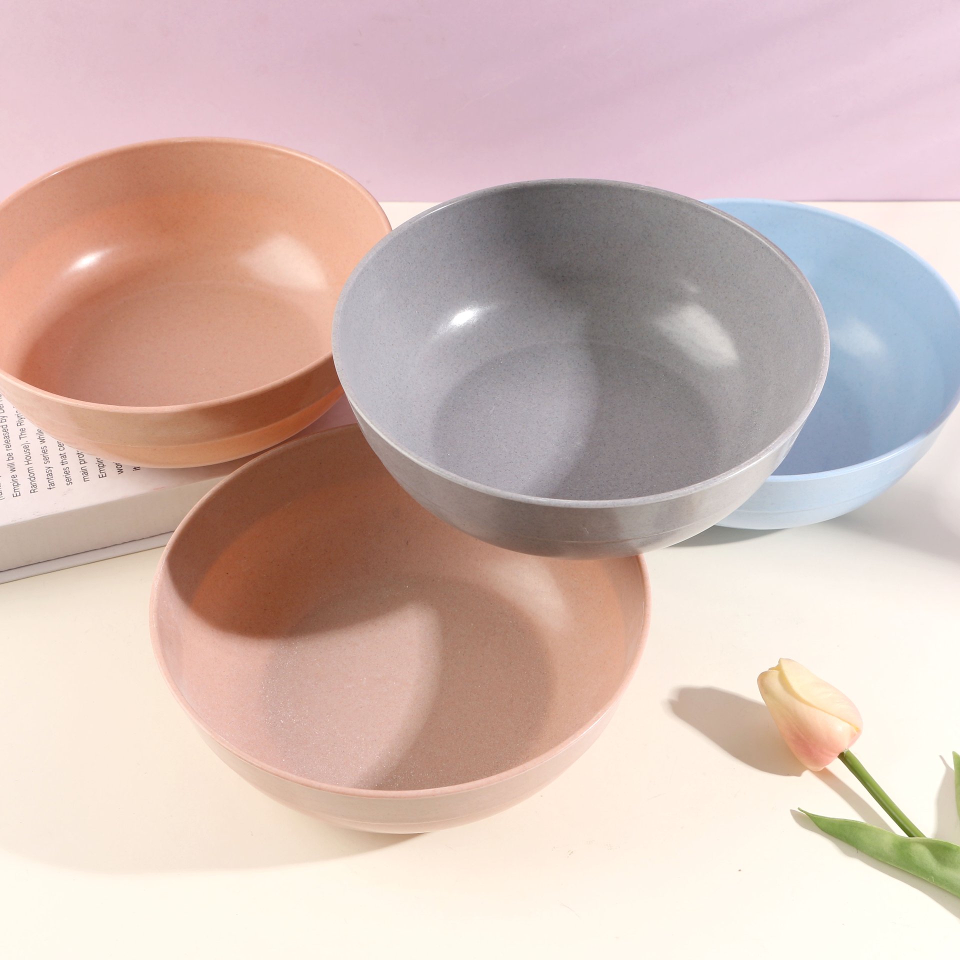 889-8 Imitation Porcelain 8-inch Korean-style bowl