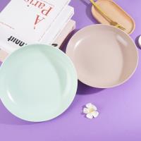 دلو مصنوع من البلاستيك يشبه الخزف، بقطر 9 بوصات، مصمم على شكل قمر مكتمل.