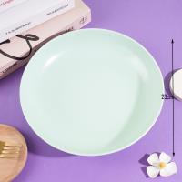 دلو مصنوع من البلاستيك يشبه الخزف، بقطر 9 بوصات، مصمم على شكل قمر مكتمل.