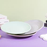 XM-P555-9 Imitation Ceramic 9-inch Wave Pattern Plate