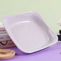 A956 Imitation Porcelain 9-inch Square Fruit Platter
