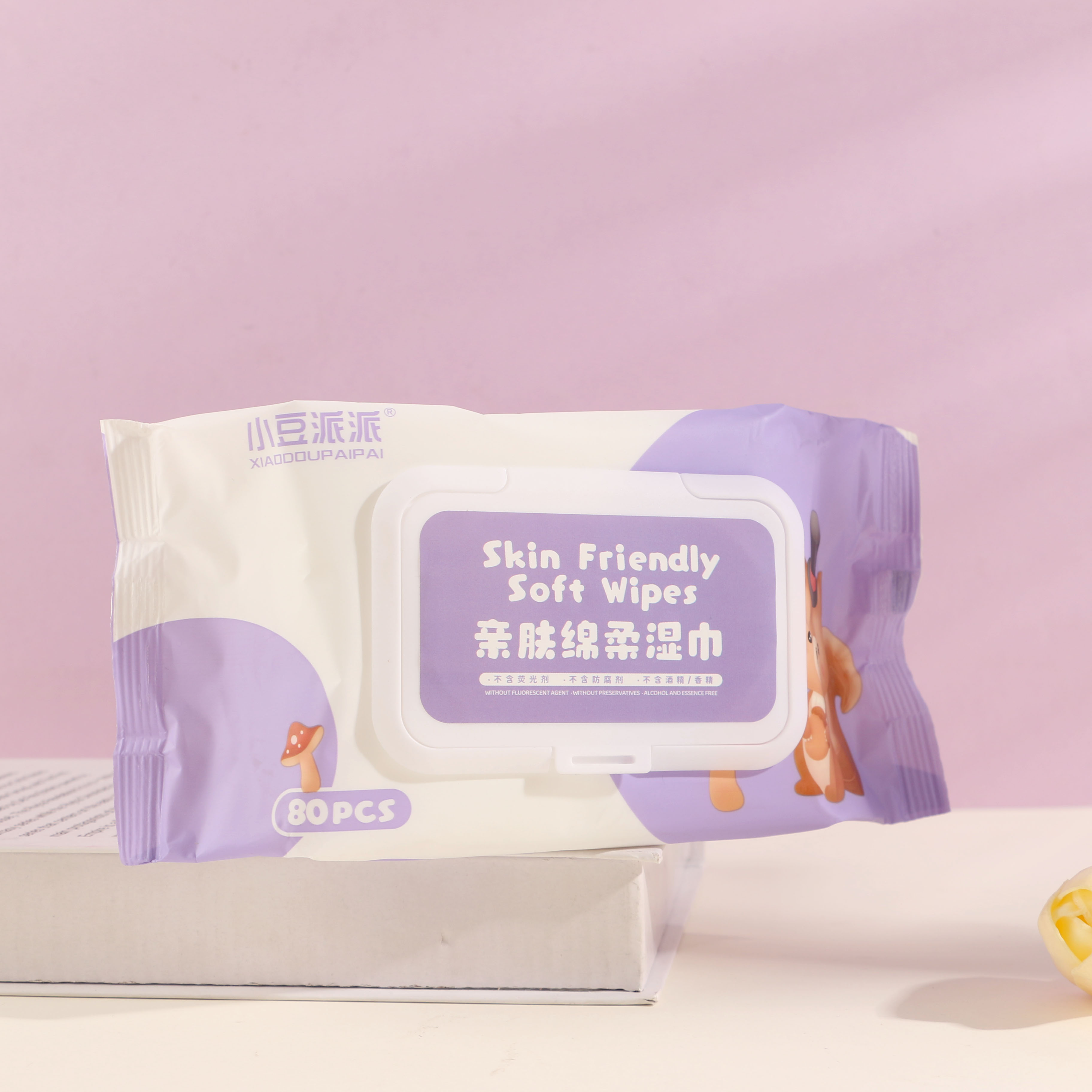 80片0975帽子熊湿巾