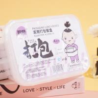 11007 transparent square takeout boxes