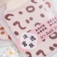 2406斑点单层搓澡巾