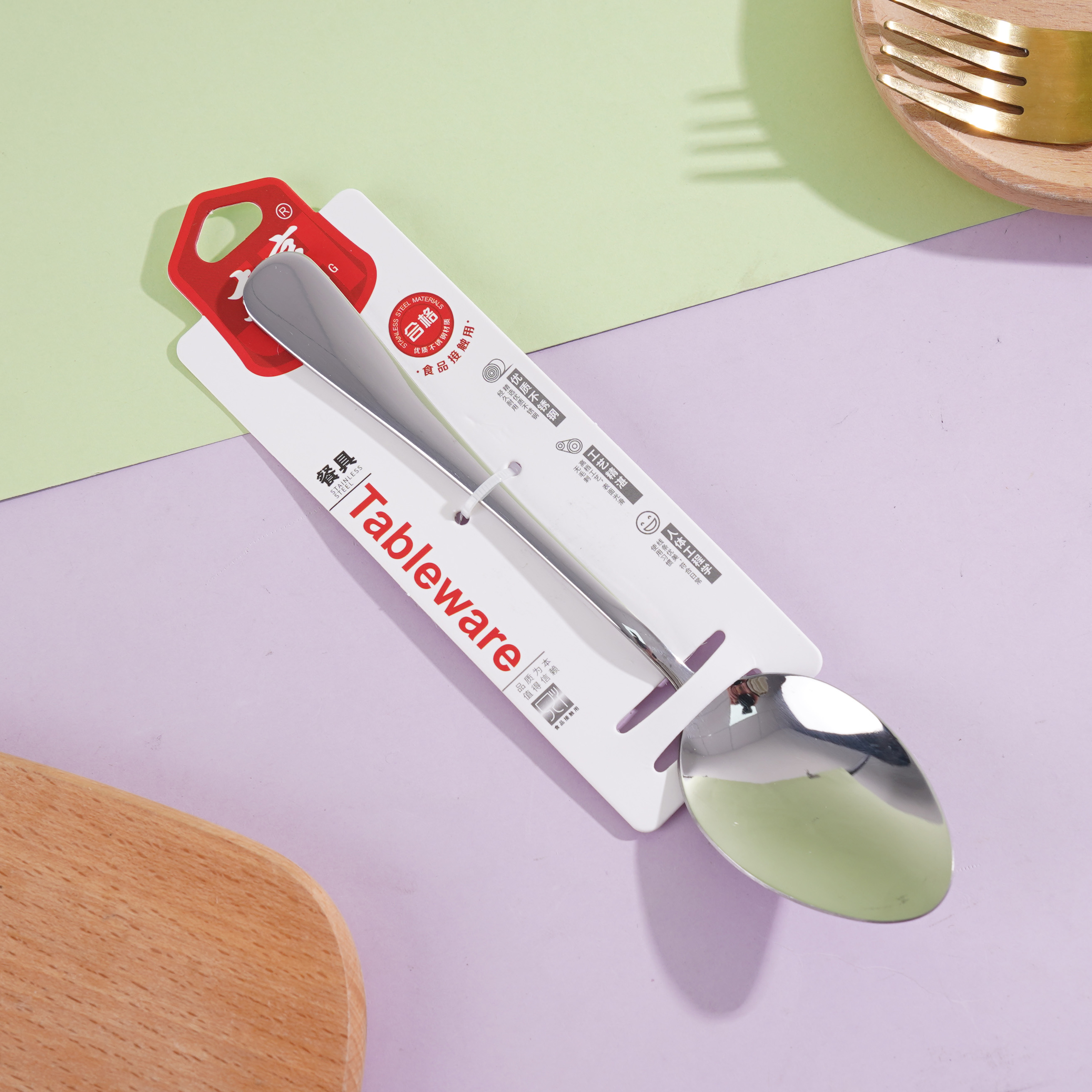 ملعقة رقم 2 ذات مقبض سميك من JH-H217.