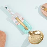 08 Gold-plated White Stone Pattern 10 Colander