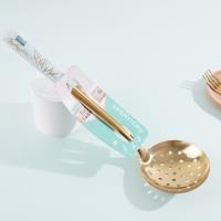 08 Gold-plated White Stone Pattern 10 Colander