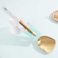 08 Gold-plated White Stone Patterned Shovel