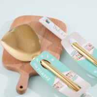 08 Gold-plated White Stone Patterned Shovel