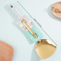 08 Gold-plated White Stone Patterned Shovel