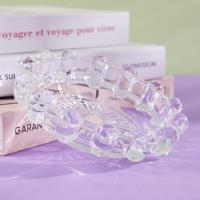 Un cendrier en verre de Zhongzhu de 6 pouces.