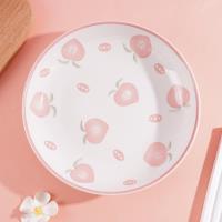 8.3-inch fruit platter - watermelon peach