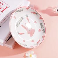 Plateau à fruits de 7 pouces - Lapin rose