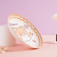 7-inch fruit plate - little Shiba Inu