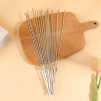 172 flat stainless steel barbecue skewers