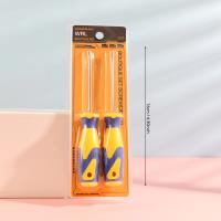 مفتاح ربط لولبي ذو مقبضين أصفر و أزرق.