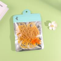 كيس الإغلاق LC مع شريط مطاطي أصفر.