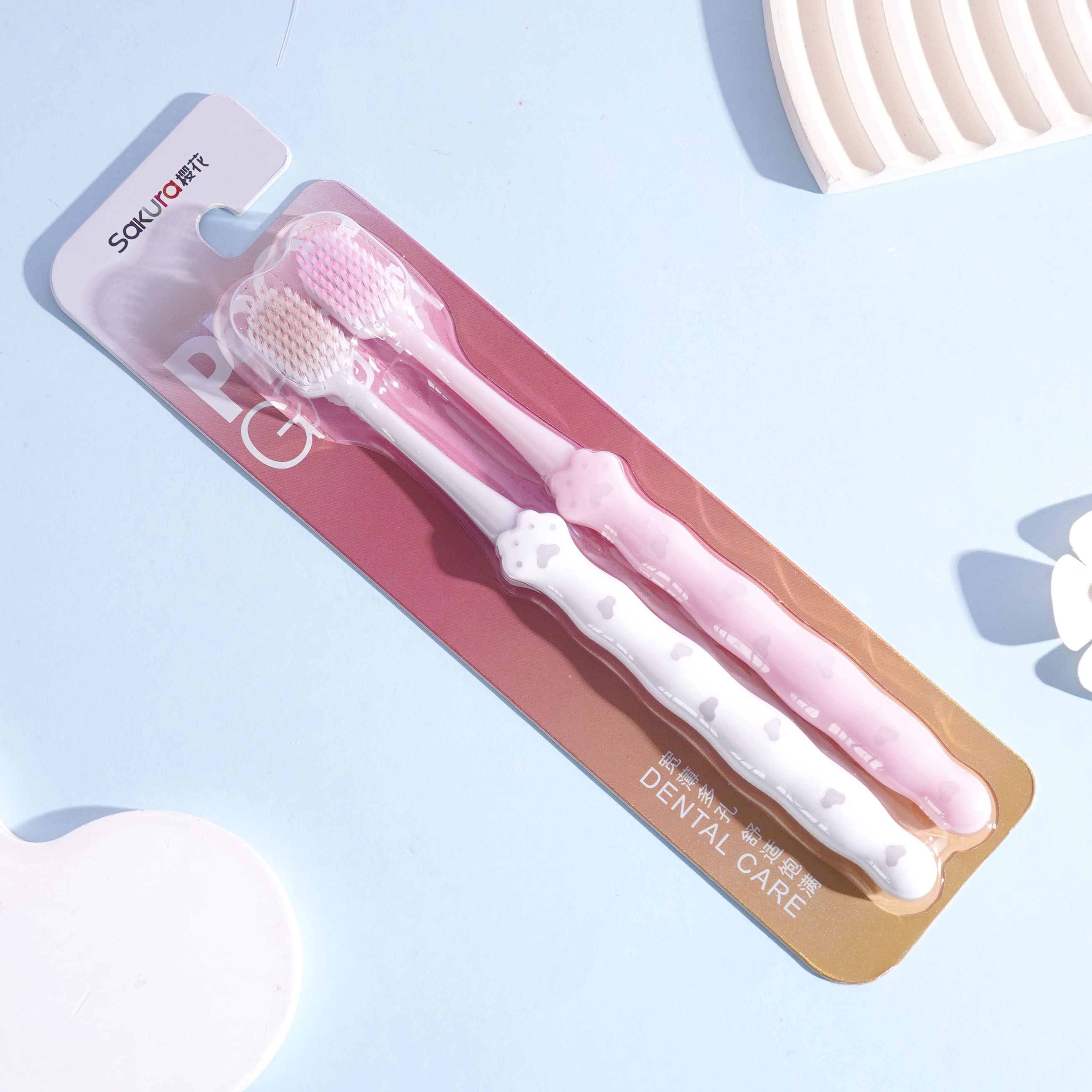 The Sakura Super Soft Colorful Toothbrush A-622