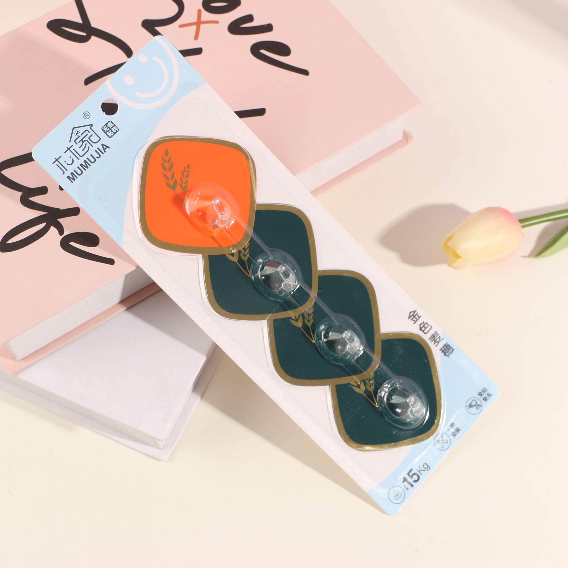 231 Wheat Ear Foil Stamping PC Hook