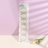 229-6 Row, Gold-Stamped Corner Clothes and Hat Hooks