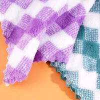 Two lucky-looking square scarves with a one-card design