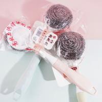 فرشاة طباخ مصنوعة من الأسلاك الفولاذية بنمط مزدوج الألوان رقم 1081