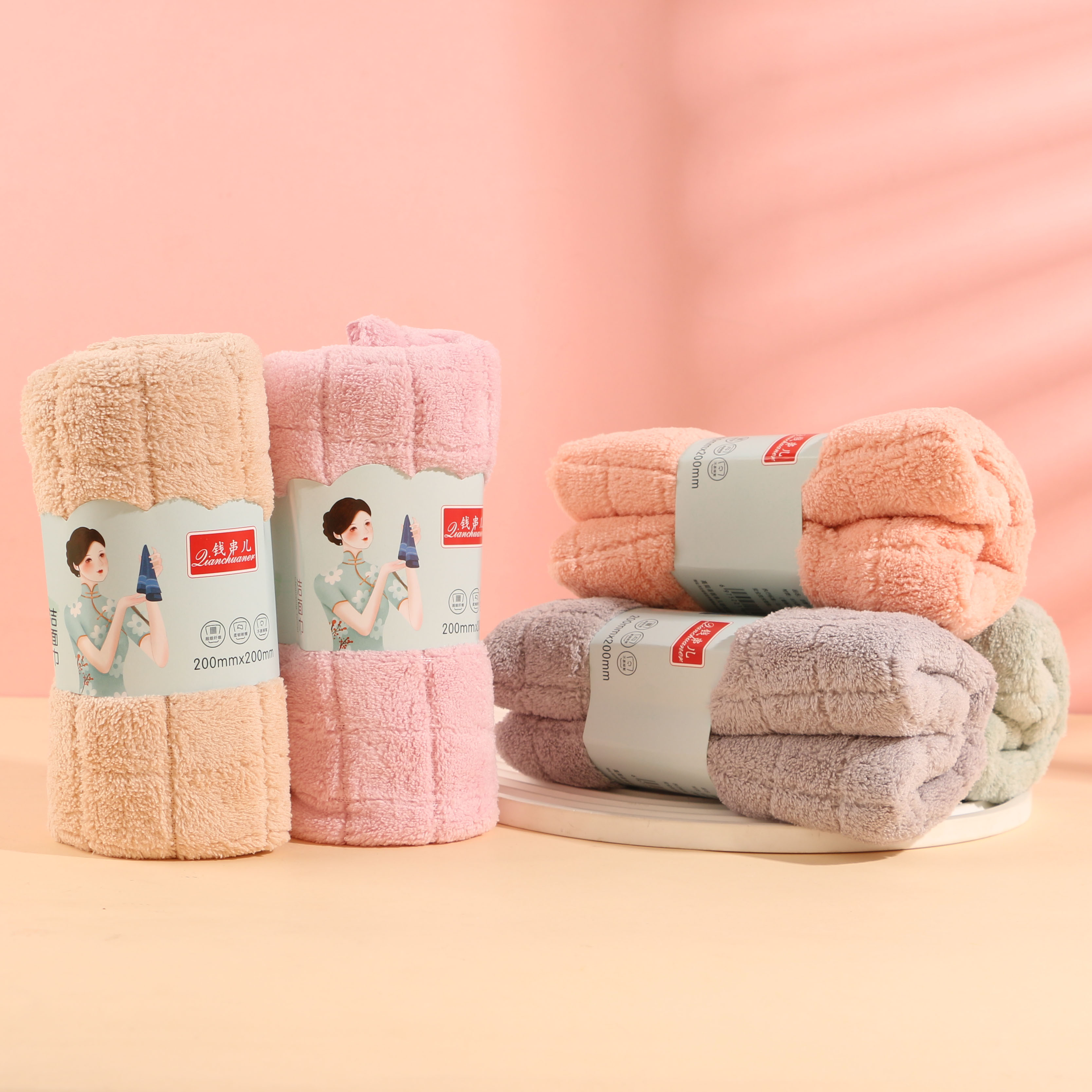 30*60胖墩格毛巾