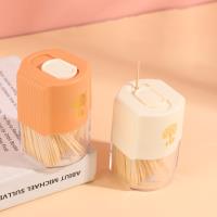 733-New light luxury colorful push-top toothpicks