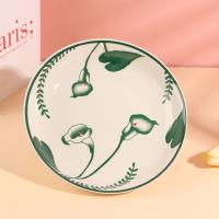 8.3-inch fruit platter - Calla lily