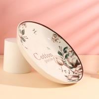 8.3-inch fruit platter - Kapok Flower