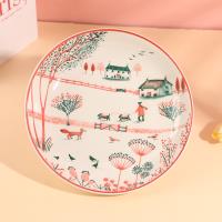 8.3-inch fruit plate - Fairy Tales by Grimm