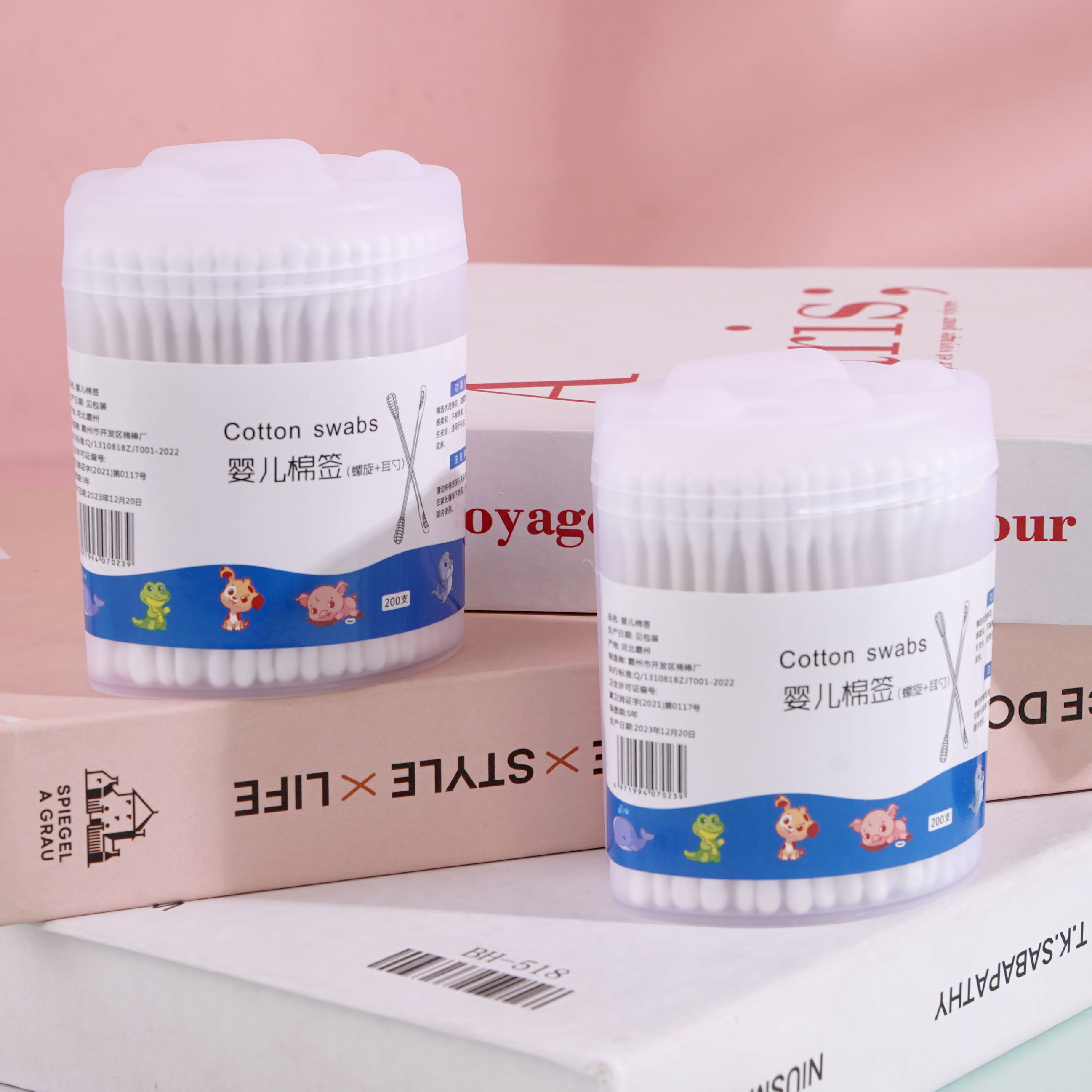 猫爪纸杆婴儿棉签