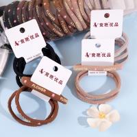 3根精品印花头绳皮筋