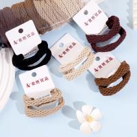 2根镂空毛巾圈头绳皮筋