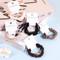 2 alloy eight-character buckle rope rubber bands